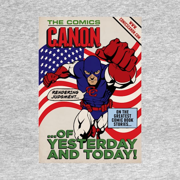 Captain Canon Silver Age Patriotic Variant by The Comics Canon